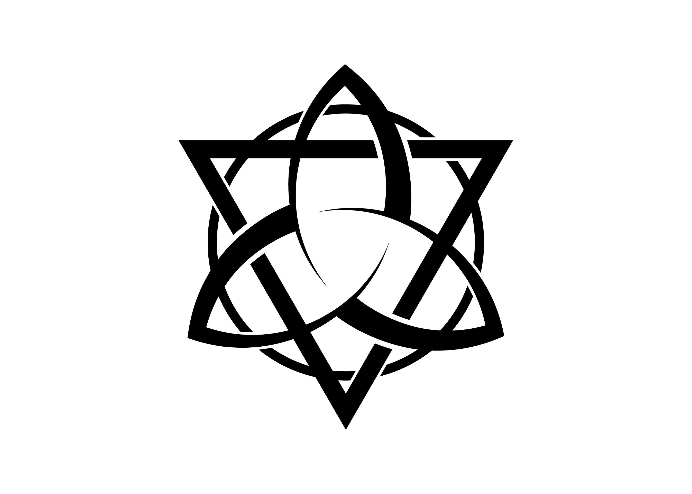 Triquetra with Triangle and Circle
