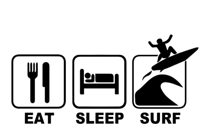 Eat. Sleep. Surf