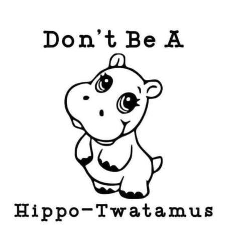 Don't Be A Hippo-Twatamus
